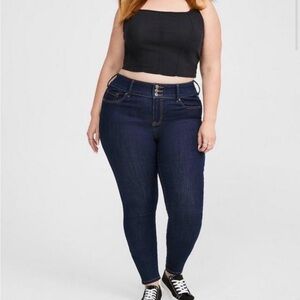 Torrid Jegging High Rise Skinny Jeans 16 exshort